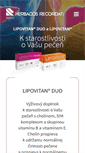 Mobile Screenshot of lipovitan.sk